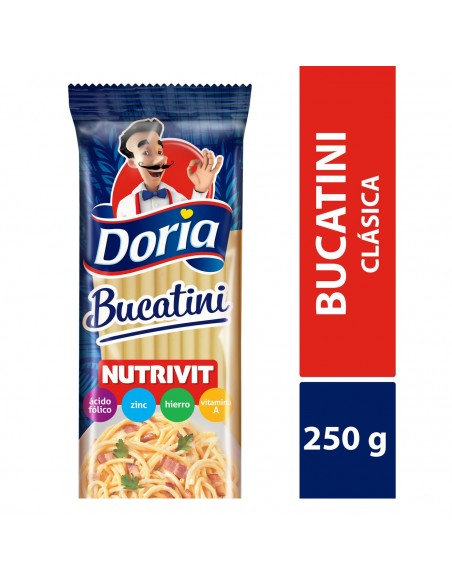 PASTA DORIA BUCATINI  BOLSA 250G