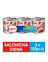 OF SALCHICHA VIENA ESP ZENU 3LT x 150G P.E