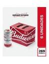 CERVEZA BUDWEISER LT269ML ESTUCHEx6UND