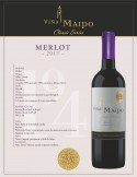 VINO MAIPO MERLOT BOTELLA 750 MILILITRO