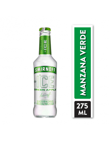 VODKA SMIRNOFF GREEN APPLE BOTELLA 275CC