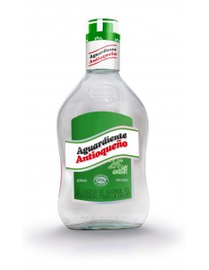 AGUARDIENTE ANTIOQUENO 24 SIN AZUCARC BOTELLA 375 MILILITRO
