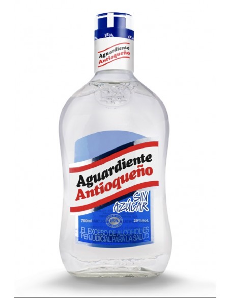 AGUARDIENTE ANTIOQUENO SIN AZUCAR BOTELLA 750 MILILITRO