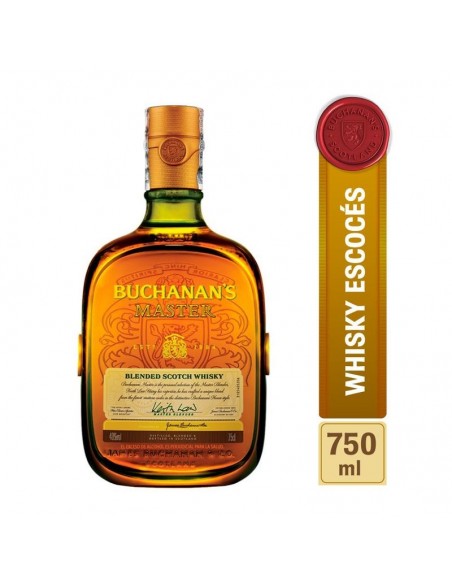 WHISKY BUCHANANS MASTER BOTELLA 750 MILILITRO