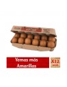 HUEVOS SANTA REYES AA ROJO CJx12UND