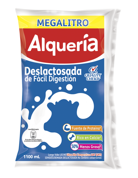 LECHE ALQUERIA DESLACTOS  BOLSA X1.100 MILILITRO