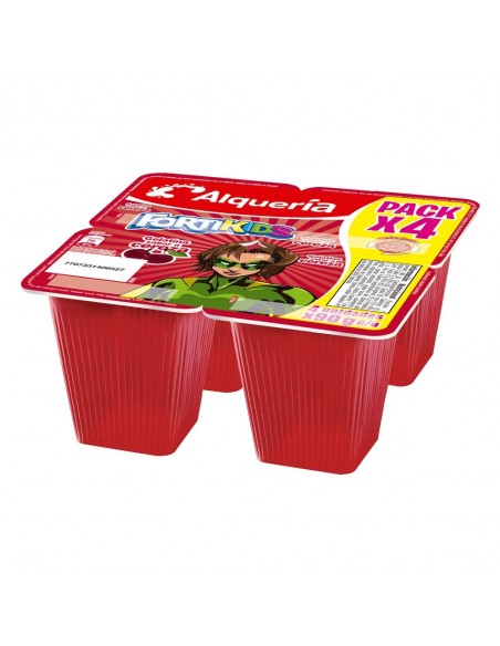 GELATINA FORTIKIDS CEREZA VS90 GRAMOSx4UND