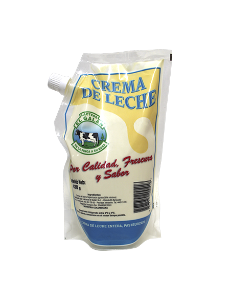CREMA DE LECHE EL GALAN  BOLSA 420GxUN
