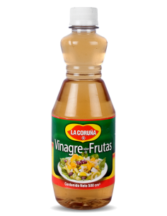 VINAGRE DE FRUTAS LA CORUNA  FRASCO 500 MILILITRO