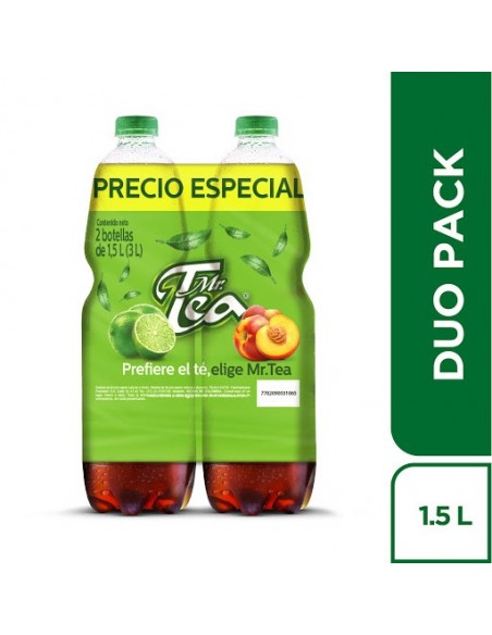 OFERTA MR.TEA DUOPACK PET1.5 LITROx2 UNIDAD P.ESP