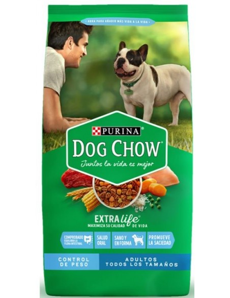 DOG CHOW ADULTO CONTROL PESO  BOLSA  2 KILO