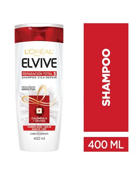 SHAMPO ELVIVE REPARACION TOTAL  FRASCO 370 MILILITRO