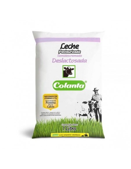 LECHE COLANTA DESLACTOS SEMIDES  BOLSA 1000 MILILITRO