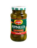 PEPINILLOS LA CORUNA AGRIDULCE  FRASCO 250 GRAMOS