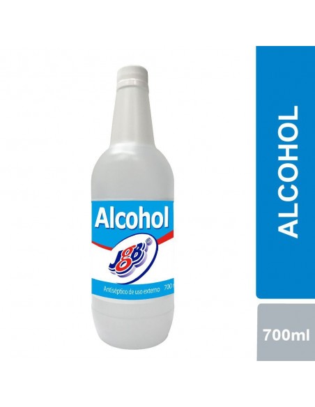 ALCOHOL ANTISEPTICO JGB BOTELLA 700 MILILITRO