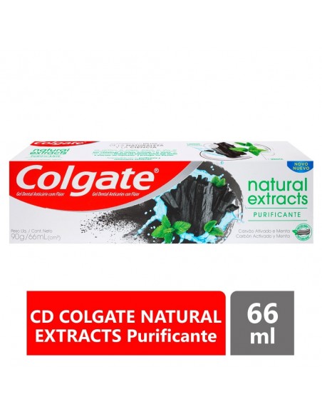 CREMA DENTAL COLGATE NATURAL PURIFIx66 GRAMOS