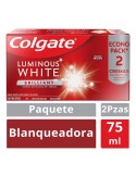 OFERTA CREMA COLGATE LUMINOUS WHITE 2x75 MILILITRO