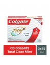 OF CREMA COLGATE TOT12 CLEANMIN x 3UN x 75ML