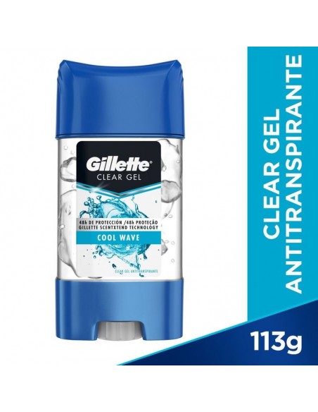 DESODORANTE GILLETTE CLEAR COOL GELx113G