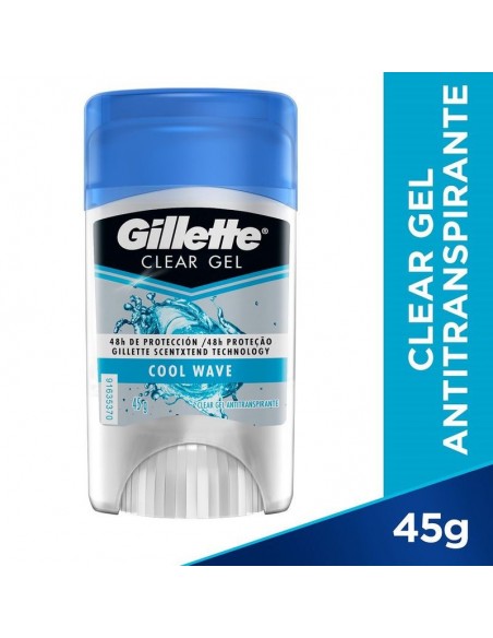 DESODORANTE GILLETTE CLEAR COOL GELx45 GRAMOS