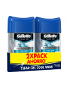 OF DESODORANTE GILLETTE GEL x 82GR 2x1