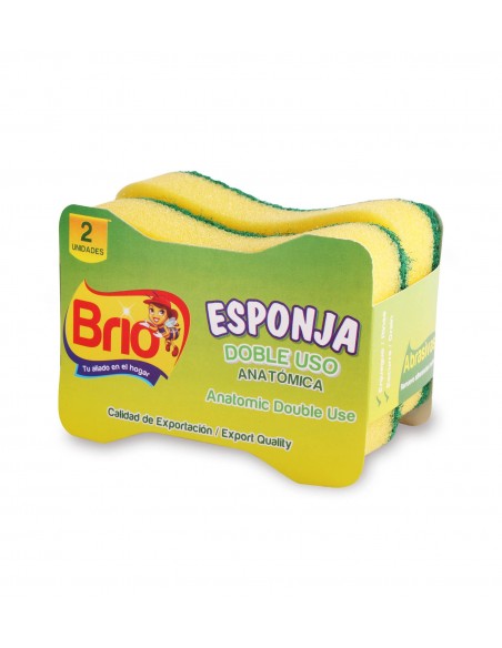 ESPONJA BRIO DOBLEUSO X 2UDS