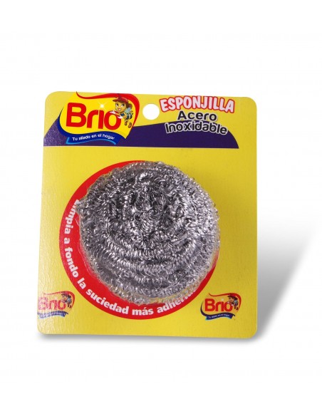 ESPONJILLA BRIO ESPIRAL ACERO INO