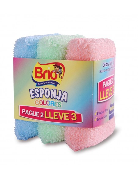 OFERTA ESPONJA BRIO COLORES PG2LL3xUND