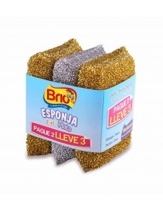 OFERTA ESPONJA BRIO ORO PLAT PG2LLE3xUND