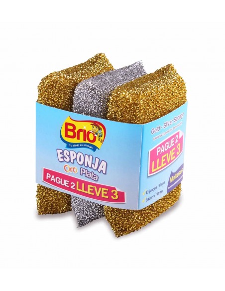 OFERTA ESPONJA BRIO ORO PLAT PG2LLE3xUND