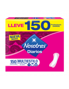 PROTECTOR NOSOTRAS MULTIESTILO CAJA 150 UNIDAD