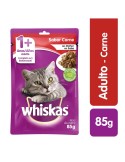 WHISKAS POUCHE ADULTO CARNE DOYPACK 85 GRAMOS