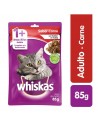 WHISKAS POUCHE CARNE DP85GR x UND