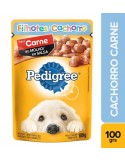 PEDIGREE POUCHE CACHORRO CARNE  SOBRE 100 GRAMOS