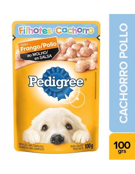 PEDIGREE POUCHE CACHORRO POLLO  SOBRE 100 GRAMOS