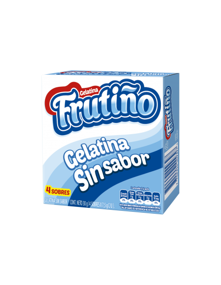 GELATINA FRUTINO SIN SABOR CAJA 4SB
