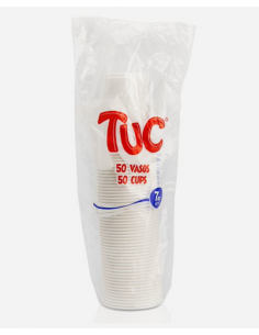 VASO DESECHABLE TUC TRASLUC 7ozx25U