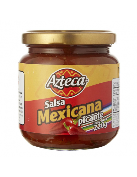 SALSA MEXICANA PICANTE KROSPY  FRASCO 220 GRAMOS