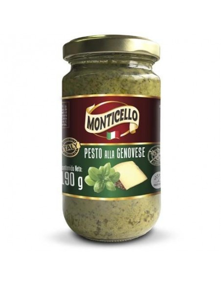 SALSA PESTO GENOVES.MONTICELLO  FRASCO 190G