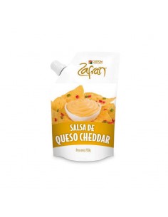 SALSA ZAFRAN DE QUESO CHEDDAR DOYPACK 200 GRAMOS