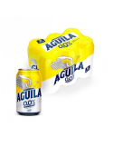CERVEZA AGUILA 0.0 SIXPACK LATA 330 MILILITRO