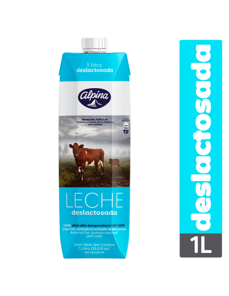 LECHE ALPINA DESLACTOS TETRABRIK 1 LITRO