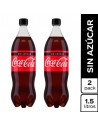 OF GASEOSA COCACOLA S/AZUCAR BT1,5Lx2UND