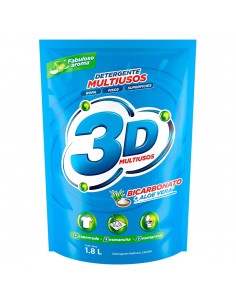 DETERGENTE 3D LIQUIDO MULTIUSOS DOYPACK 1,8 LITRO