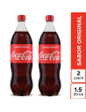 OF GASEOSA COCACOLA BT 1,5L x 2UND