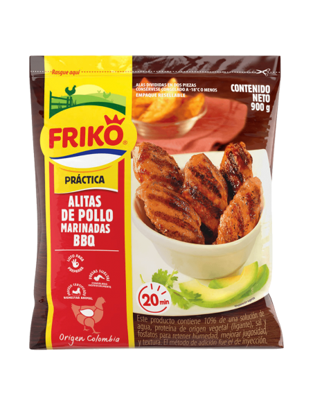 ALITAS FRIKO BBQ x900 GRAMOS