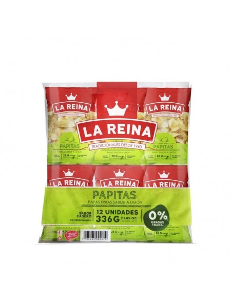 PAPA LA REINA LIMON PQ336 GRAMOSx12 UNIDAD