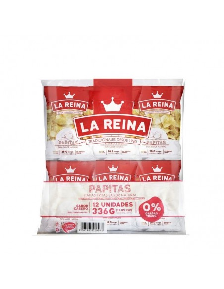 PAPA LA REINA NATURAL PQ336 GRAMOSx12 UNIDAD