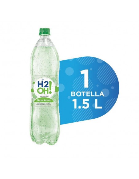 AGUA H2OH! SEVEN UP LIMA LIMON BOTELLA 1.5 MILILITRO