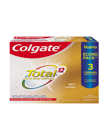CREMA COLGATE T.CONTROL SARROx3x75 MILILITRO